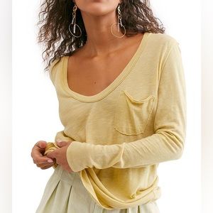 Free People Betty Long Sleeve Top